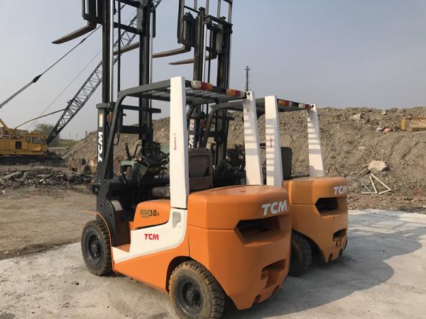 Buy cheap 2009 Year Second Hand Forklifts , TCM 3 Ton Rough Terrain Forklift 54HP Engine Power from wholesalers