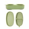 Buy cheap 100% Food Grade Silicone Baby Cutlery 2 In 1 Bento Lunch Box With Spoon And Fork from wholesalers