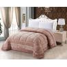 Buy cheap Luxury Flannel Pink Polyester Comforter Set For Ultimate Comfort And Warmth from wholesalers