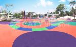 Shockproof EPDM Rubber Pellets For Play Area Practical Antibacterial