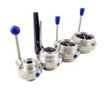 Butterfly Type Stainless Steel Valves Manual External Thread DIN Standard