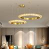 Buy cheap Luxury Crystal Chandelier For Living Room Round Creative Design gold pendant light(WH-CY-219) from wholesalers