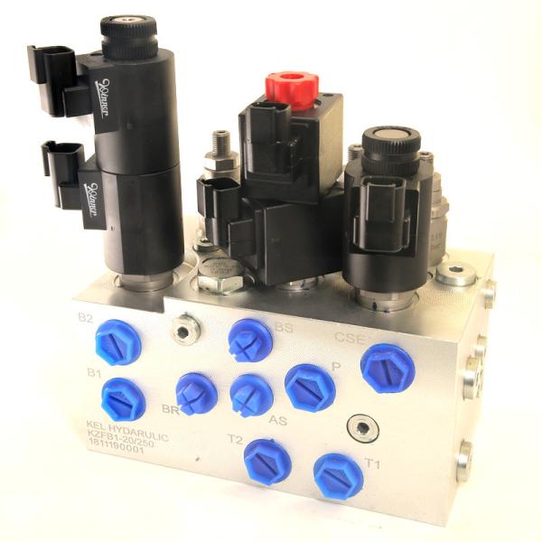 Buy cheap OEM hydraulic Solenoid Valve Bank With Manifold Parallel Valve Group from wholesalers