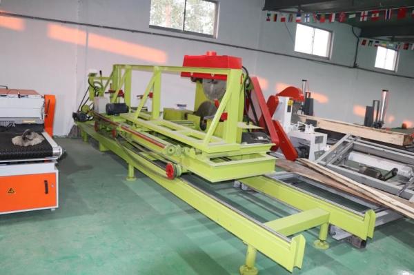 Buy cheap Wood Cutting Four Shaft heavy duty Circular Saw mill wtih Log carriage from wholesalers