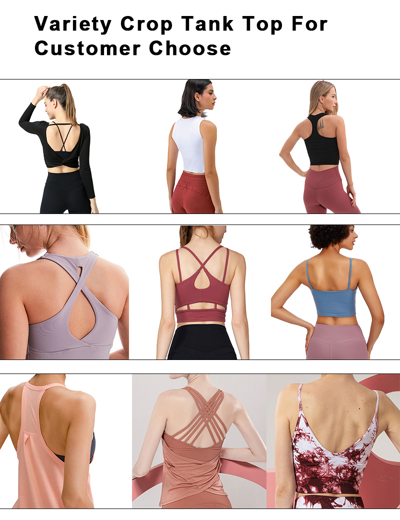 Knitted Longline Sports Bra High Impact Breathable Crisscross Athletic