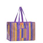 Woven Polypropylene Grocery Shopping Bags Customizable Cmyk Eco Friendly Zipper