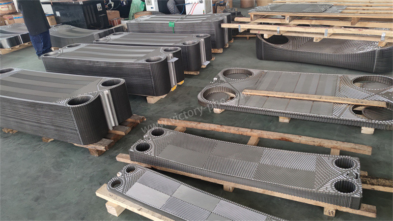 Clean GEA Heat Exchanger Plate Powder Coating 0.5mm 0.6mm Thickness