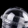 Buy cheap Food Grade PLA Plastic Arched Dome Lid Disposable Clear Ice Cream Slushy Lids from wholesalers