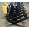 Buy cheap Komatsu Pc210 Excavator Brish Rake With Thumbscrew Mini Excavator Attachments from wholesalers