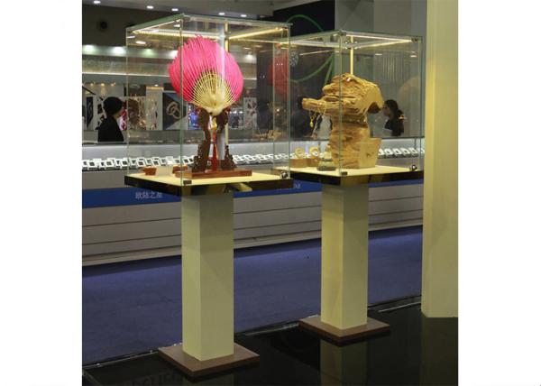 Buy cheap Fashion Custom Glass Display Cases Fully Assembled Structure from wholesalers