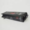 Buy cheap Foil Gusseted Mylar Matte Black Coffee Bags CMYK Printed ISO9001 from wholesalers