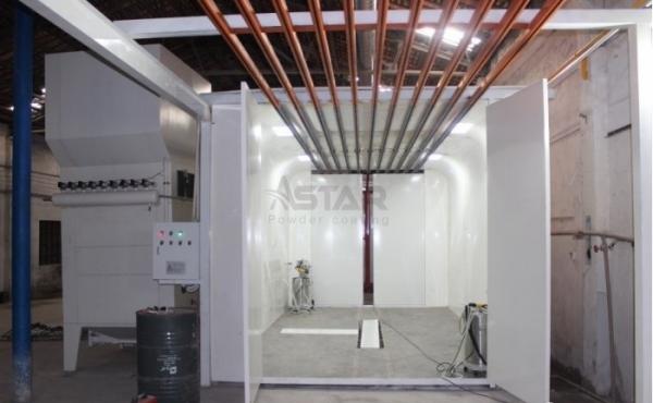 Buy cheap Galvanized Sheet Manual Powder Coating Spray Booth from wholesalers