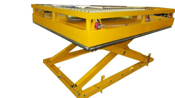 Buy cheap Single Scissor Lift Table with Universal Ball Stationary and 500kg Carrying Capacity from wholesalers