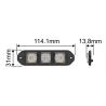 Buy cheap Flexible Amber Strobe Light Bar Waterproof LED Warning Light Bar 9W from wholesalers