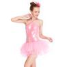 Buy cheap Pink Ballet Dance Tutu Dress Sequins Bodice Dance Solo Duet Costumes Stage Competitions Performance from wholesalers