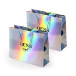 Customized Size Hand Length Handle Jewelry Paper Shopping Bag with Luxury Logo