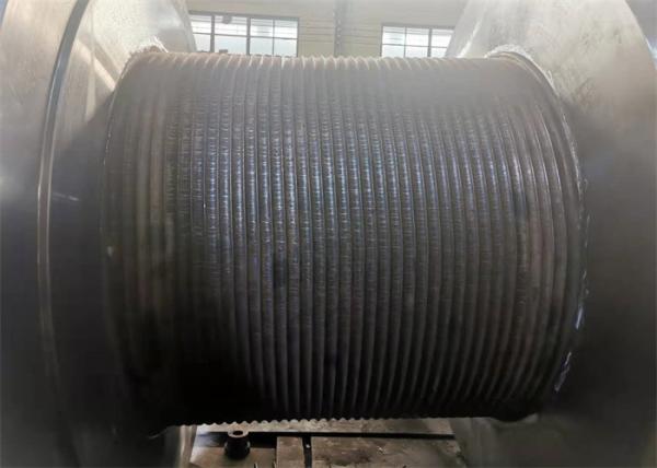 Buy cheap Tower Crane Lbs Grooved Winch Drum 1500mm Large Diameter Cable Steel Material from wholesalers