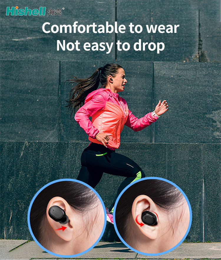J4 5V Mini Invisible Bluetooth Earbuds Multifunctional Durable