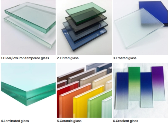 Versatile Guardrail Glass Outdoor Railing Handrail Balustrade Fencing for Industrial