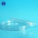 Embossed Round PET Packaging Box 9oz Sturdy Hot Filling