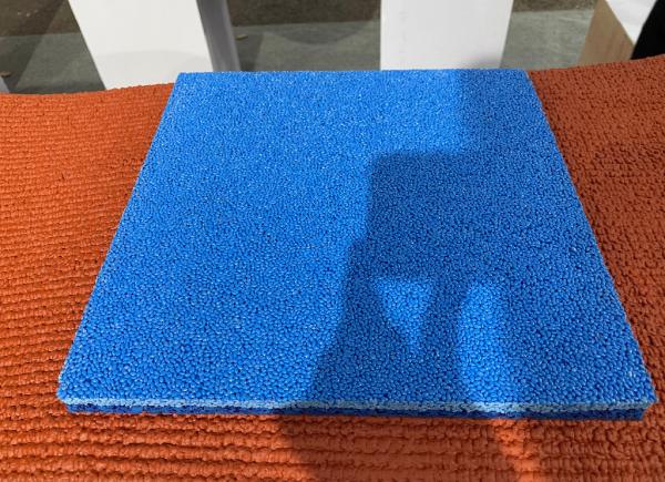 Buy cheap Blue Prefabricated Rubber Jogging Track For Running from wholesalers