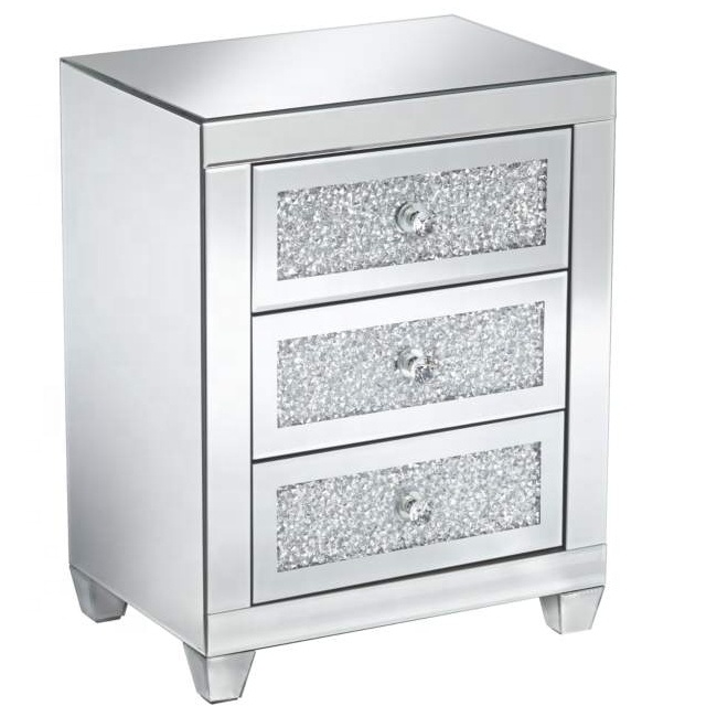 Custom Crystal Mirrored Buffet Modern Design Furniture for a Modern and Sophisticated Home