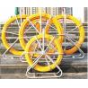 Buy cheap Galvanized Frame Fiberglass Cable Puller Strength Resin With Rubber Wheel from wholesalers