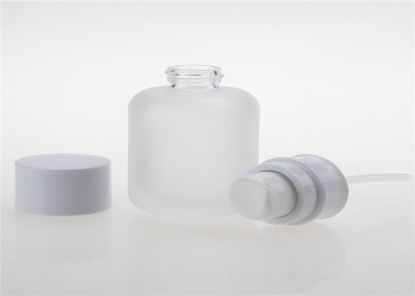Buy cheap 150ml Frosted Glass Lotion Bottle Face Cream Jar For Hand Sanitizing Spray from wholesalers