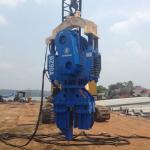 Excavator Sheet Piling Hammer Electric Vibro Hammer For Steel Pipes Driving