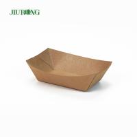 Buy cheap Corrugated Disposable Paper Lunch Boxes Biodegradable Custom LOGO printing ODM product