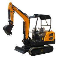 Buy cheap Rubber Track Excavator With Dozer Blade , Digging Machine For Agriculture product