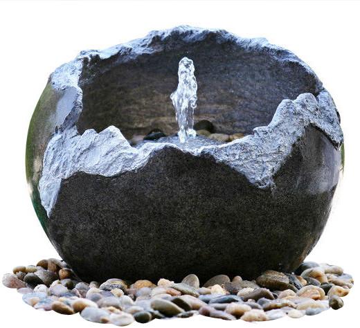 Buy cheap Polised Finishing Modern Garden Fountains / Small Outdoor Fountains With Lights from wholesalers