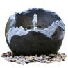 Buy cheap Polised Finishing Modern Garden Fountains / Small Outdoor Fountains With Lights from wholesalers