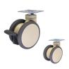 Buy cheap 4 Inch Soft Rotating Wheel Plate Type Medical Casters 209LBS Loaded For Dental Clinics from wholesalers