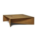 72 Inch Modern Rusty Rectangular Fold Corten Steel Gas Fire Pit Table