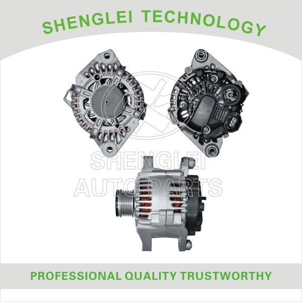 Buy cheap Claw - Pole Brushless Hyundai Car Alternator , 12V 110A Aluminum Engine Generator from wholesalers
