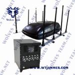 330W 6000Mhz Waterproof IED Bomb Jammer 800m Military Vehicle Bomb Jammer