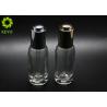 Buy cheap 30ml Round Essential Oil Serum Clear Glass Dropper Bottle With Thick Bottom from wholesalers