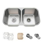 SUS304 Rounded Corner Kitchen SS Sink