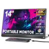 Buy cheap 14 inch 4K IPS Screen Dual USB C Portable Gaming Monitor Slim Lightweight 100% Color from wholesalers