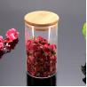 Buy cheap Bamboo Lid Glass Storage Bottle , Kitchen Storage Containers Glass Material from wholesalers