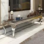 Stainless Steel Modern TV Cabinet Console Coffee Tables 2M
