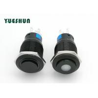 Buy cheap 19mm Aluminum Push Button Switch High Round Head Blue White LED Lighted product