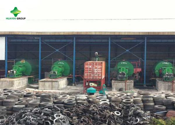 Buy cheap Tyre Pyrolysis Oil Plant Batch Type Plastic To Petrol Diesel Fuel from wholesalers