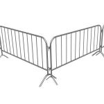 Construction 2mm Chain Link Temporary Fence Gated Custom Size Shape Black