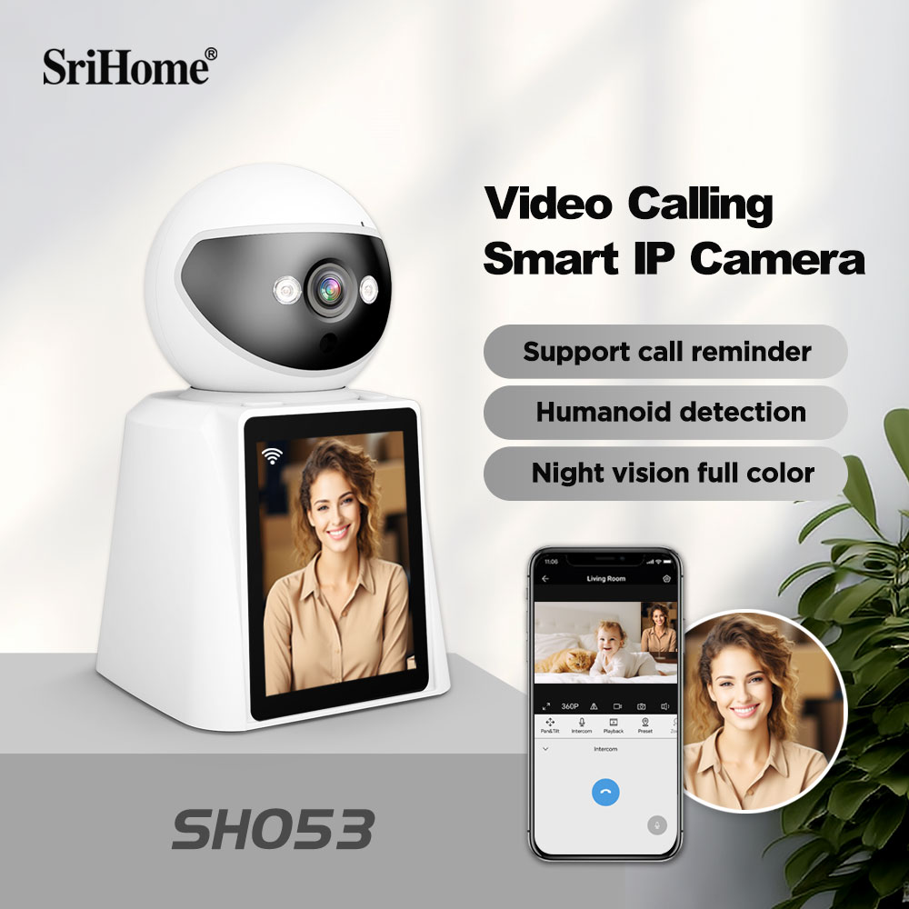 2MP SH053 2.4G Wifi ITwo-way Audio and Video Indoor Camera Wireless Smart Baby Camera