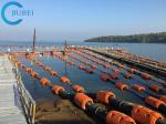 Water Poly Pipe Floats Buoyancy 150kg High For Floating Dredge Pipes