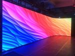 Full Color SMD P3.91 Curved LED Screen / 500*500MM Die Casting Aluminum Cabinet