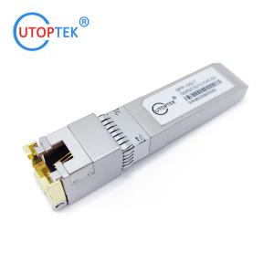 China SFP-10G-T 10Gb Copper RJ45 SFP modules 30m DDM compatible cisco/Huawei/Alcatel/Mikrotik on sale
