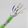 Buy cheap SFTP 23AWG Cat6a Network Cable Al Foil Shielded Copper Braiding from wholesalers